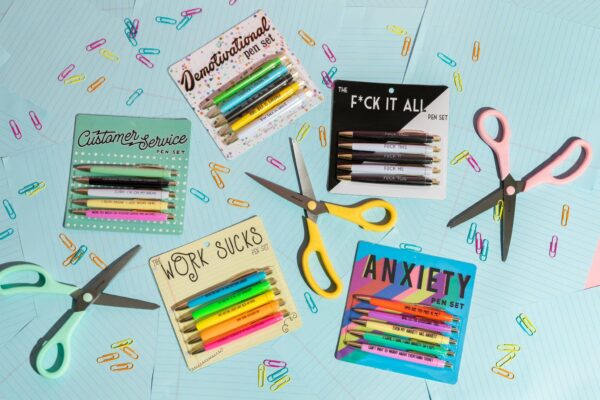 Anxiety Pen Set (funny gift, christmas gift, stocking stuffer - Image 2