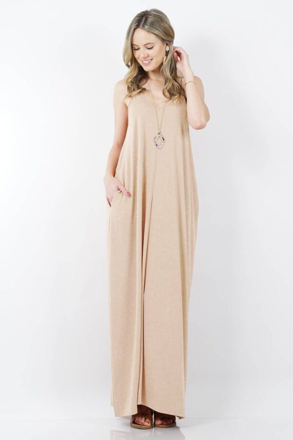 Maxi Dress Adjust. Strap/pockets - Image 21