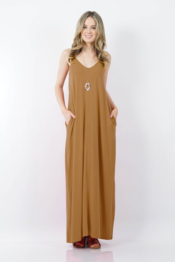 Maxi Dress Adjust. Strap/pockets - Image 27