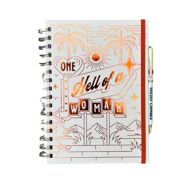 One Hell Of A Woman Journal (funny, gift, empowering) - Image 2