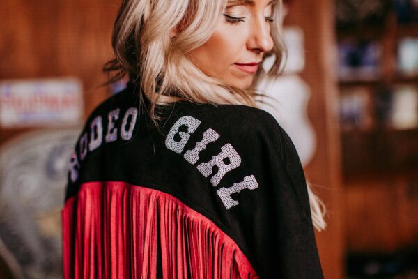 MK358 Sequins Rodeo Fringe Shirt - Image 2