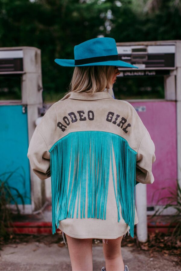 MK358 Sequins Rodeo Fringe Shirt - Image 4