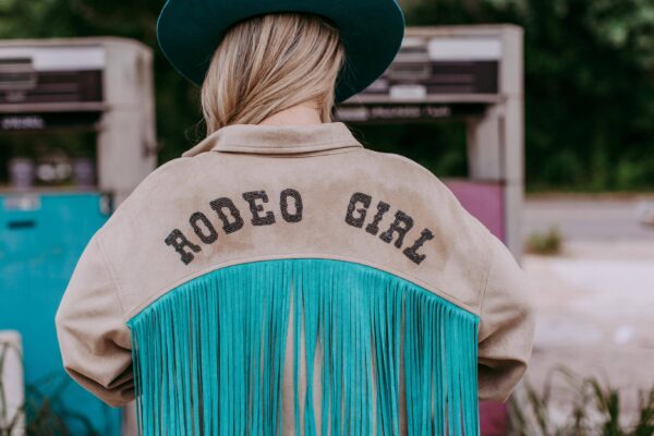 MK358 Sequins Rodeo Fringe Shirt - Image 5
